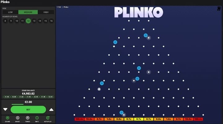 Plinko gioco